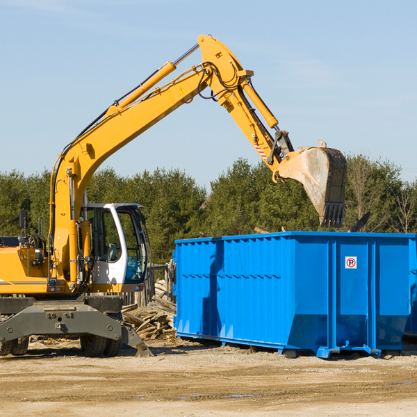 are there any restrictions on where a residential dumpster can be placed in Gans PA